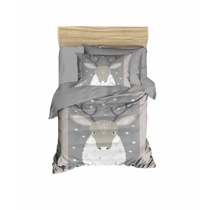 Set posteljine za bebe PH1105 u sivo-bijeloj boji