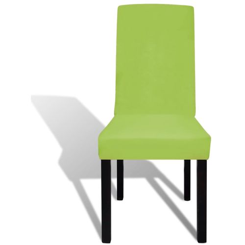 Rastezljive navlake za stolice 6 kom Zelena boja slika 8