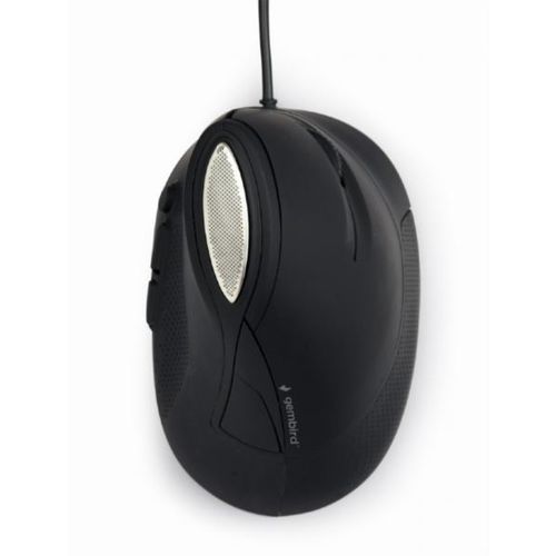 Gembird Ergonomic 6-button optical mouse, spacegrey slika 1