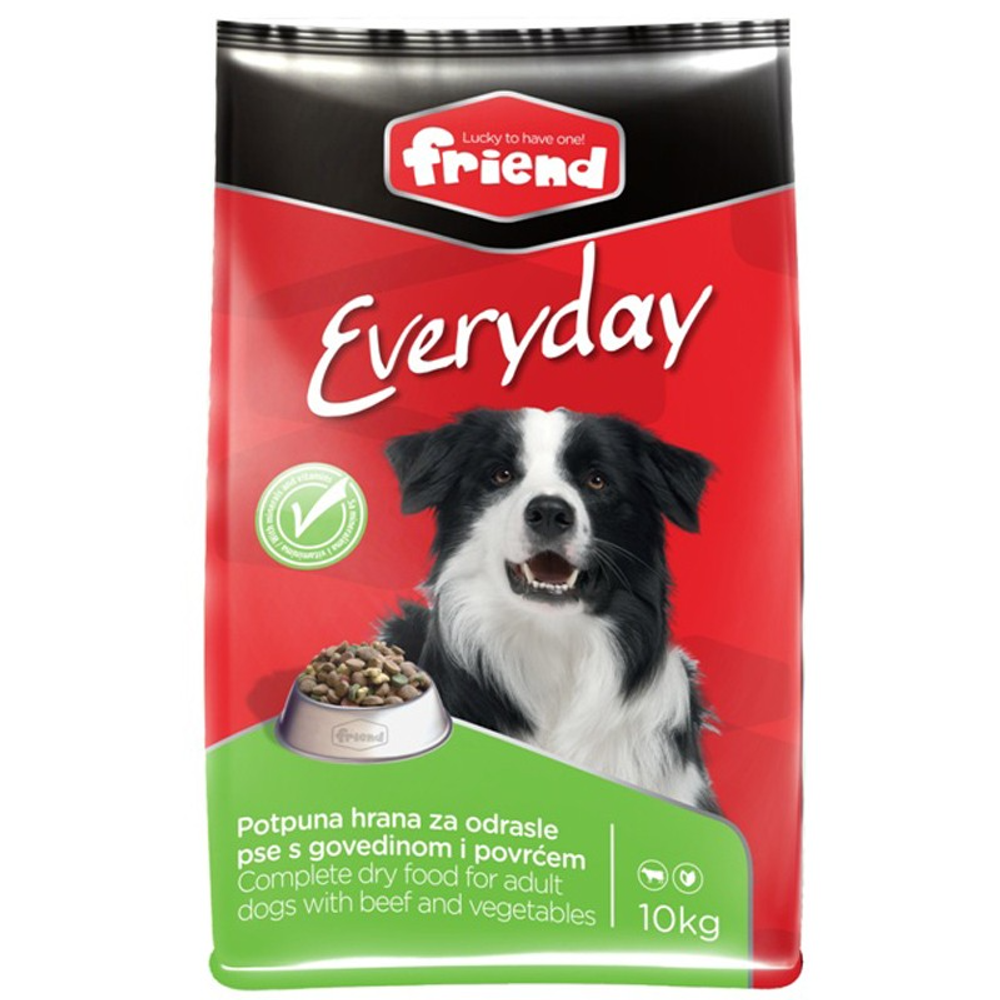 Friend Everyday suha hrana za pse Govedina Povrće 10kg slika 1