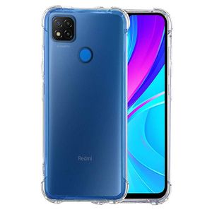 Techsuit Shockproof Clear Silicone prozirna maskica otporna na udarce za Xiaomi Redmi 9C / Redmi 9C NFC