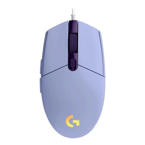 Logitech G102 Lightsync Gaming žičani miš, Lilac USB slika 1