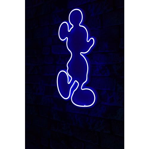 Wallity Ukrasna plastična LED rasvjeta, Mickey Mouse - Blue slika 9