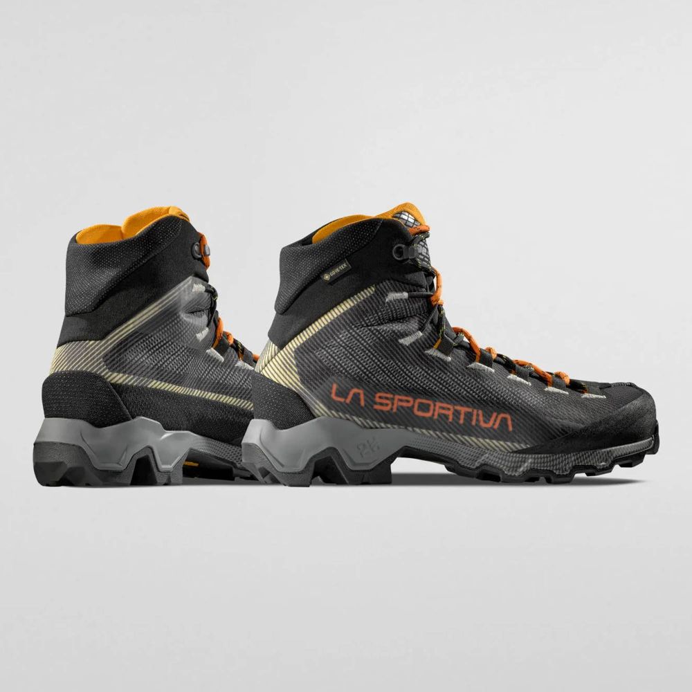 La Sportiva Muške gležnjerice Aequilibrium Hike GTX, Carbon/Papaya slika 2
