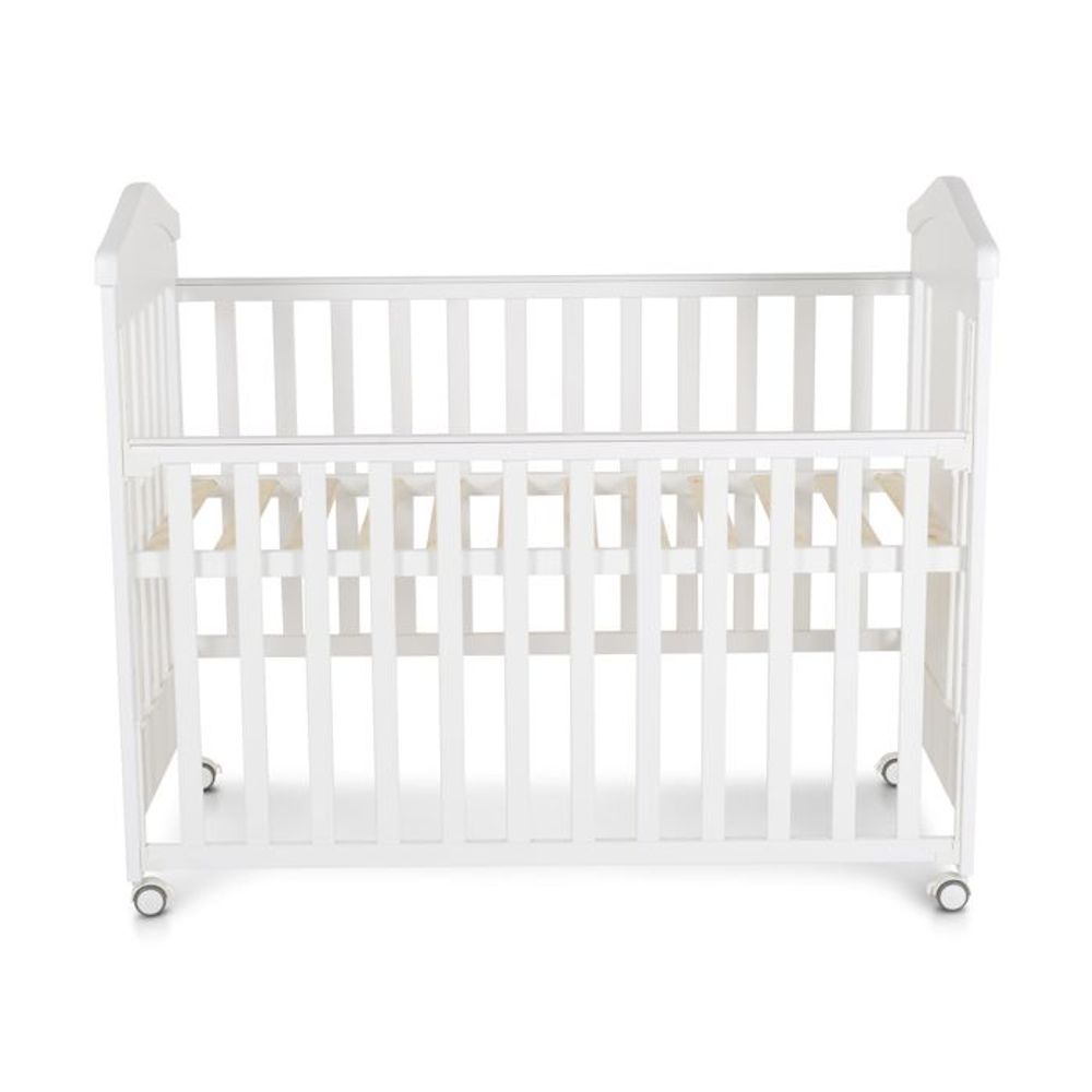 Cangaroo Drveni Krevetac za bebe Wing 124x67cm, Bijeli slika 4