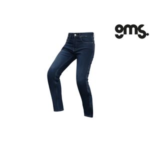 Ženske pantalone - hlače - farmerke za motor GMS Rattle Lady - plave vel.30/30