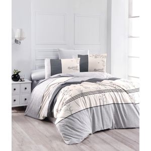 L'essential Maison Pine - Grey Grey
White
Brown Ranforce Single Quilt Cover Set