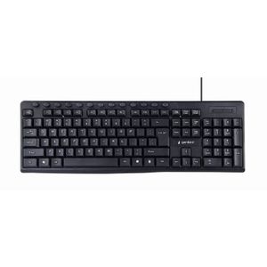 Gembird KB-UM-107 Multimedia Keyboard US, USB, Black