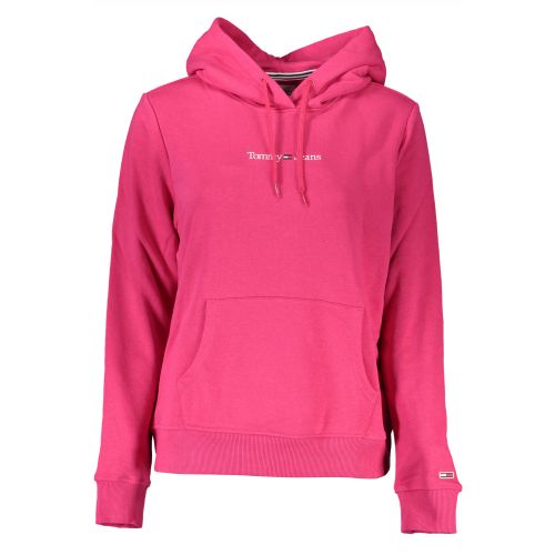 TOMMY HILFIGER WOMEN'S PINK ZIPLESS SWEATSHIRT slika 1