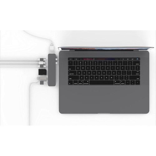 HyperDrive, 7 u 1 USB-C HUB za Macbook, PC i USB-C uređaje, space grey slika 2