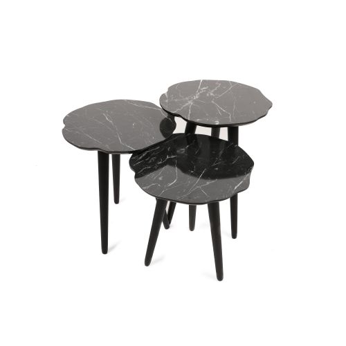 Forga Black Nesting Table (3 Pieces) slika 2