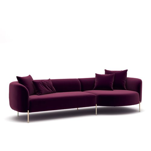 Ugaona Sofa Macaroon - Fuchsia Fuchsia slika 4