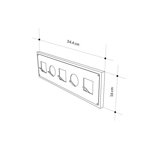 Icon Hanger - Sapphire, Oak Oak Coat Hanger slika 6