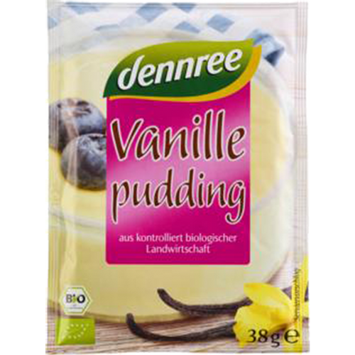 DENNREE Puding od vanilije u prahu BIO 3x45g slika 1