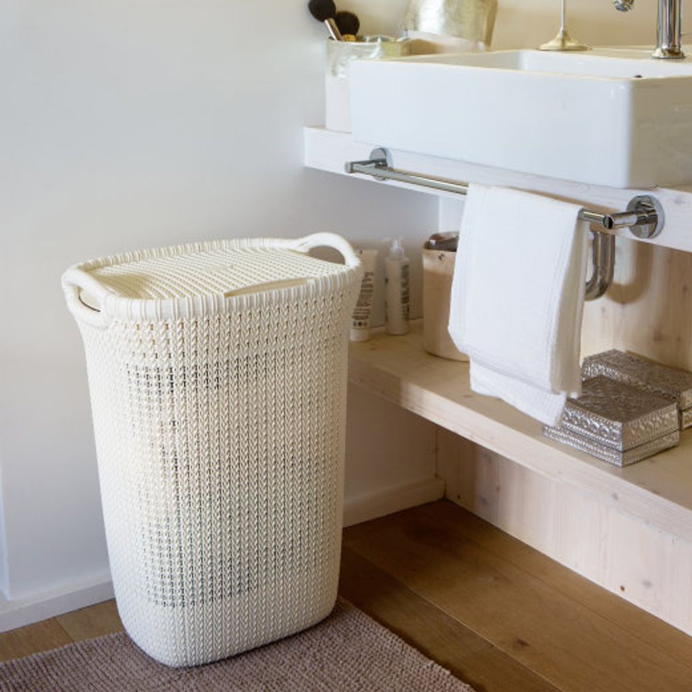 Curver Knit Korpa za veš 57L bijela slika 2