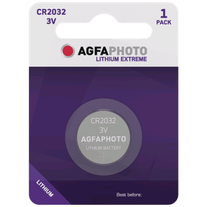 Agfa Baterija litijska, CR2032, 3V, dugmasta, blister 1 kom. - CR2032 B1
