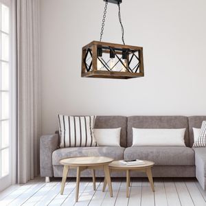 Zikzak 3Lü Rustik Avize Ceviz Walnut
Black Chandelier