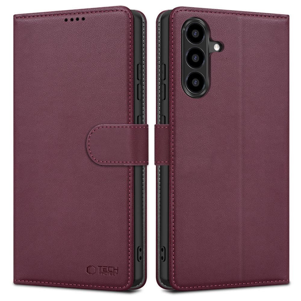 TECH-PROTECT WALLET PREKLOPNA FUTROLA ZA SAMSUNG GALAXY A57 5G - mulberry slika 1