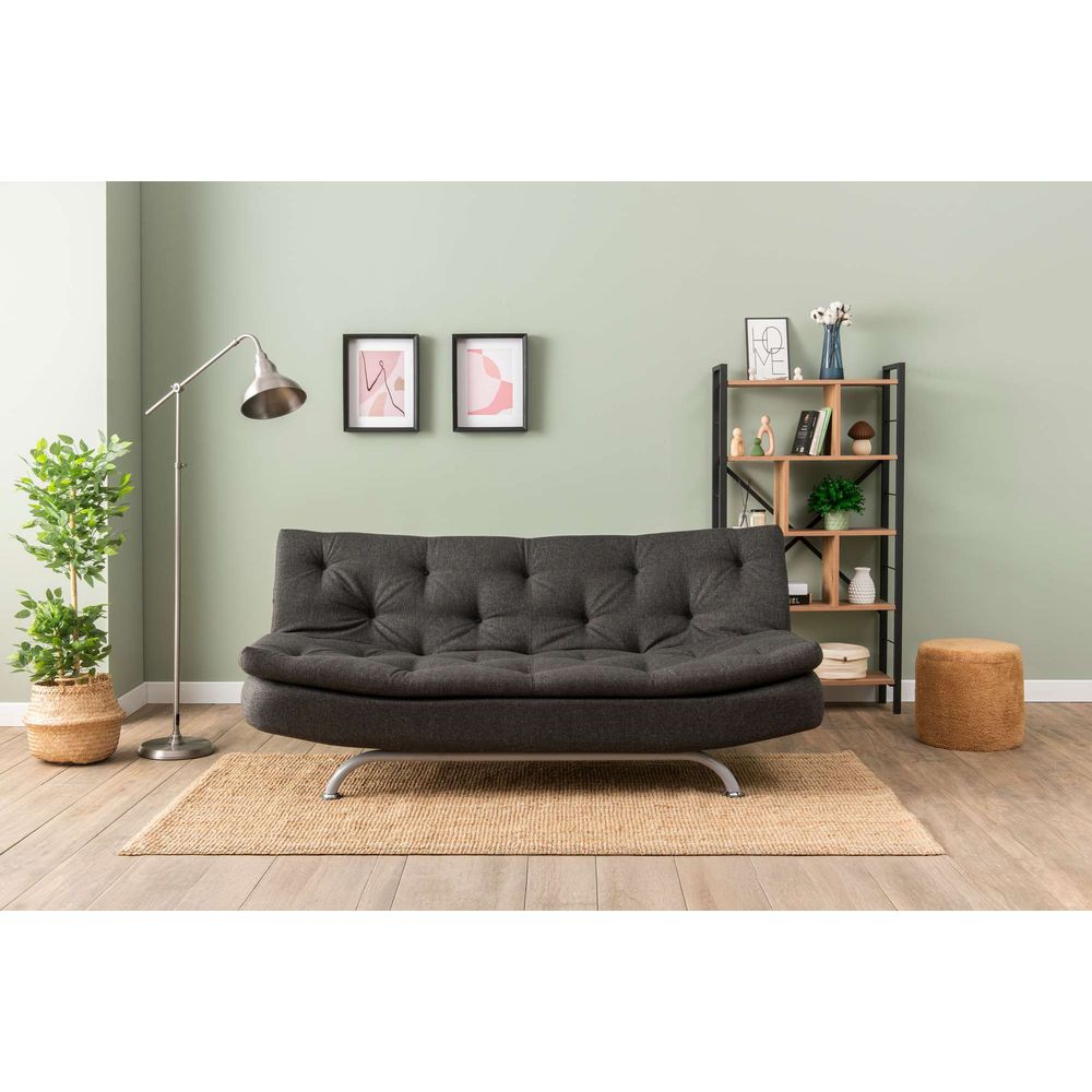 Sofa na razvlačenje Rivo - tamno siva slika 4