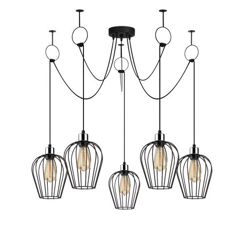 Luster Tel - 6691 Black Chandelier slika 2