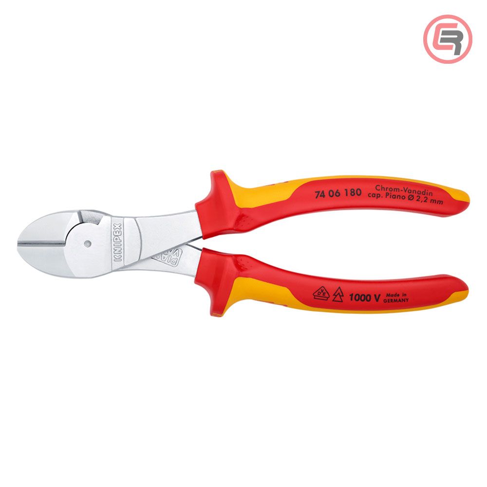Knipex Kliješta Bočna Sječa – Sječice Ojačana 180mm 1000V – 74 06 180 slika 3