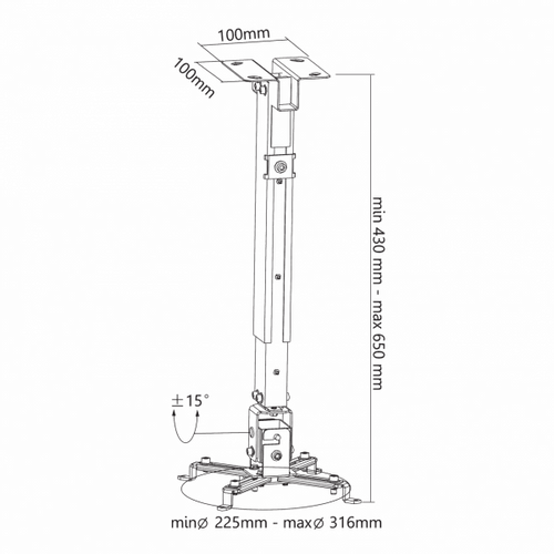 S BOX PM 18 M, Nosac projektora slika 5