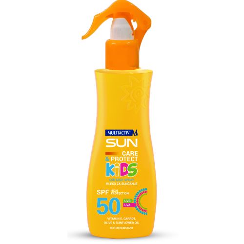 Multiactiv Sun Care&Protect Kids Mleko za sunčanje SPF 50, 200ml slika 1