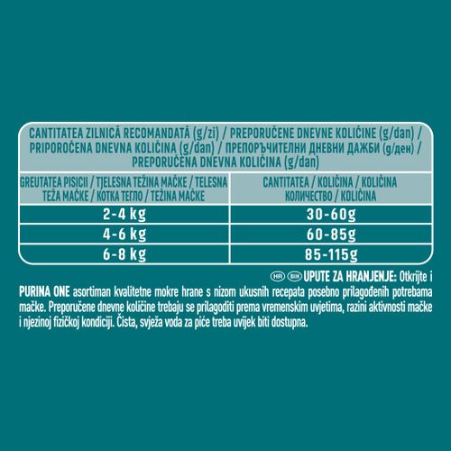 PURINA ONE® ADULT Bogata lososom, 10x450g slika 3