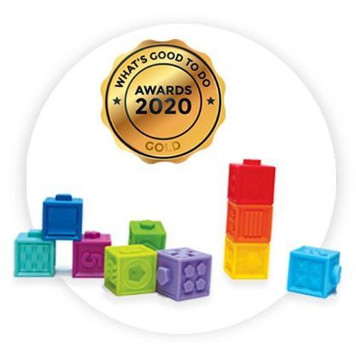 Edushape kocke Textured Pop Blocks slika 3