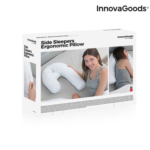 InnovaGoods ergonomski jastuk za bočni položaj oblik U 39 x 57 x 14cm slika 5