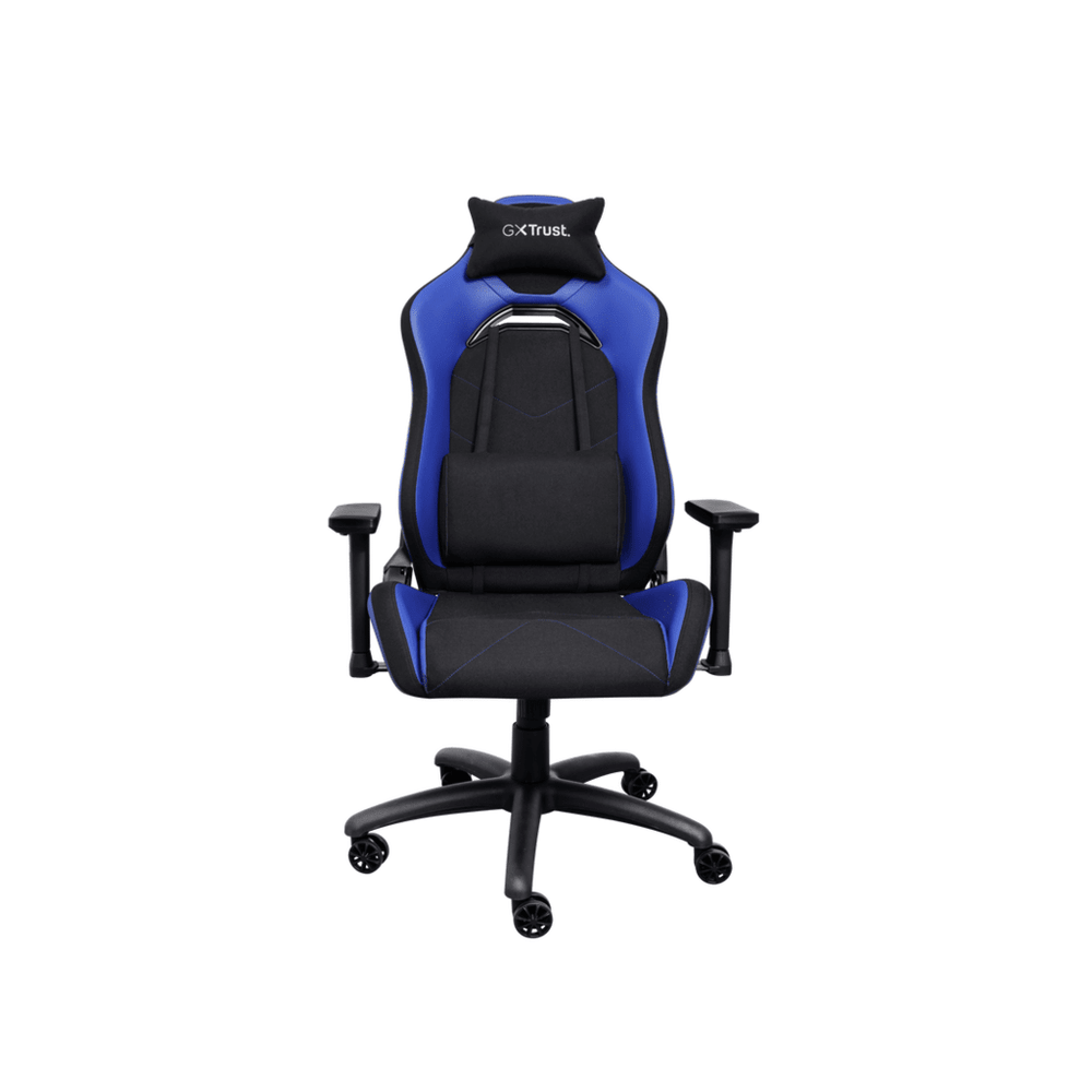 Trust GXT 714B gaming stolica RUYA, plava, udobna, podesiva ergonomska, eko materijal slika 3