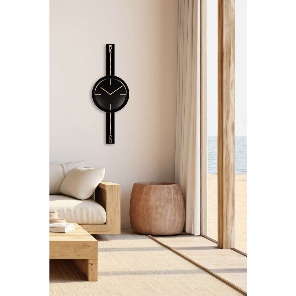 Decorative wall clock Vlnt103Syhsyh, colour: black slika 3