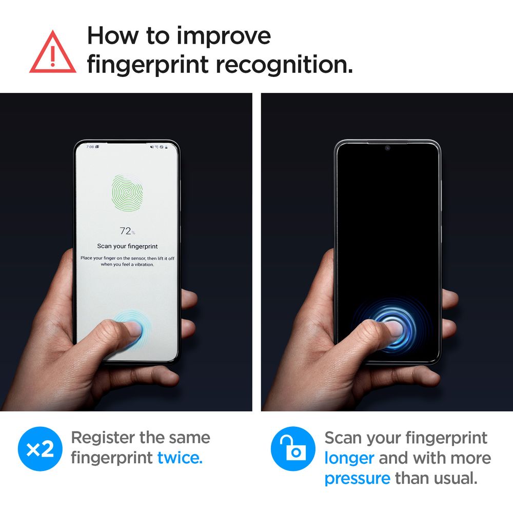 Spigen Glass tR EZ Fit HD Transparency 2 Pack - Samsung Galaxy S24 slika 15