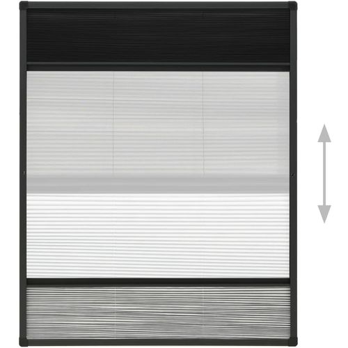 Nabrani zaslon protiv insekata za prozore aluminijski 60x80 cm slika 16