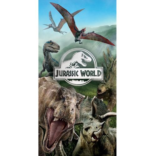 Pamučni ručnik Jurassic World 70x140cm slika 1
