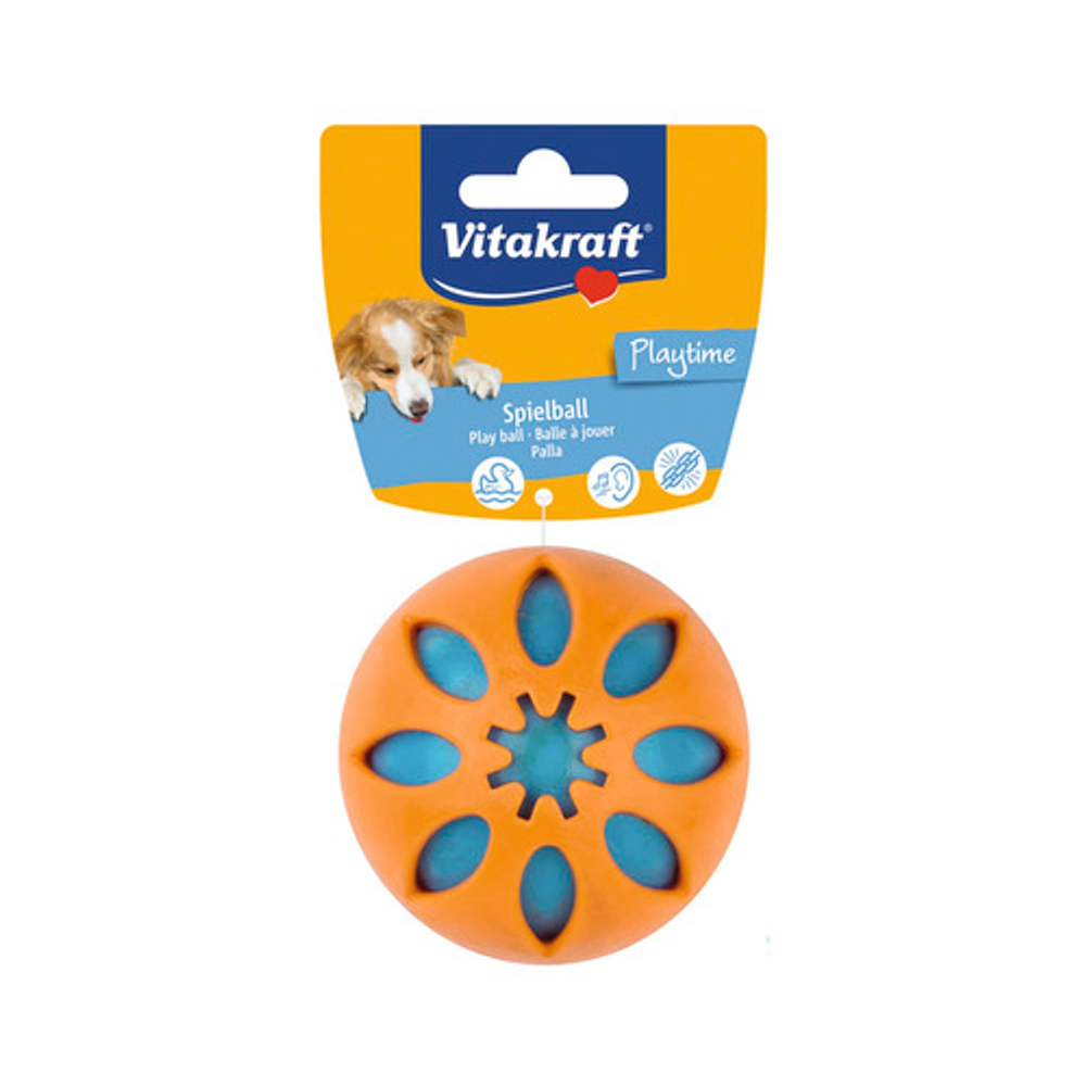 Vitakraft igračka za pse TPR Lopta sa zvukom 8,5cm 1kom slika 1