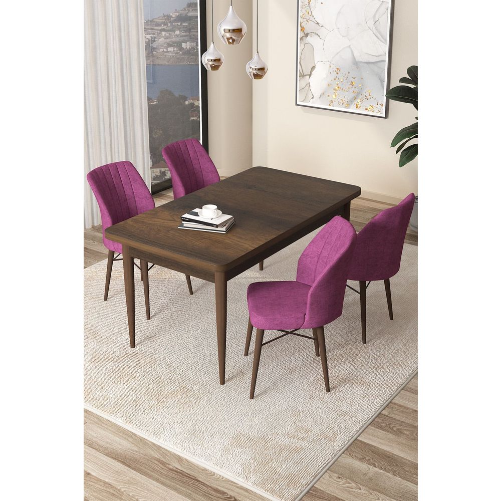 Arp - Baroque, Purple Baroque Set za Trpezariju (5 Komada) slika 1