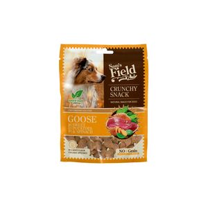 SAM´S FIELD Crunchy Snack Poslastica za Pse Guska, Batat i Špinat, 200 g