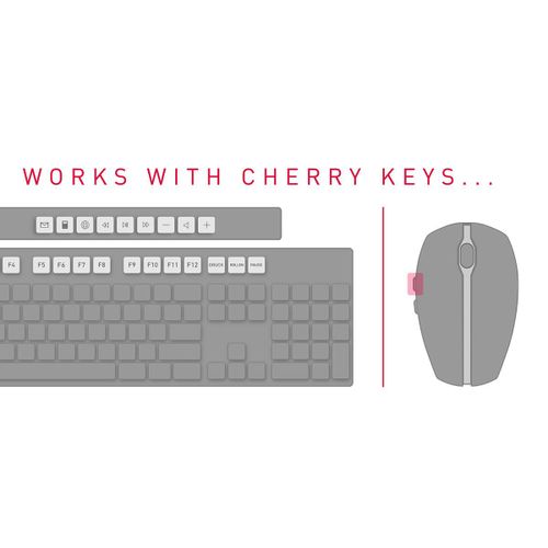 Cherry DW-5100 bežična tastatura + miš, crna slika 9