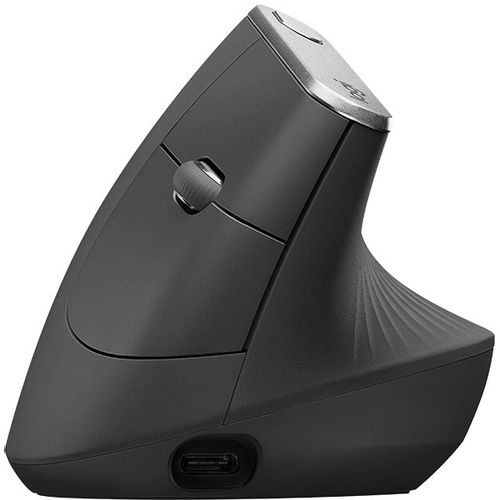Miš Logitech MX Vertical Bluetooth, sivi slika 2