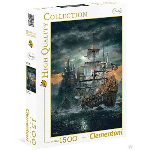 Clementoni Puzzle 1500 The Pirates Ship slika 1