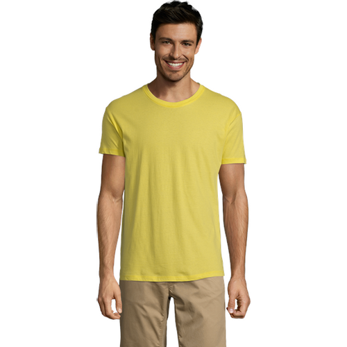 REGENT unisex majica sa kratkim rukavima - Limun žuta, S  slika 1