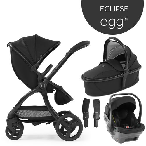 egg2® dječja kolica 4u1 (s egg® Shell i-Size autosjedalicom) - Special Edition Eclipse slika 1