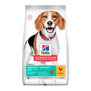 Hill's Science Plan Pas Perfect Weight Medium Adult Piletina, 12kg