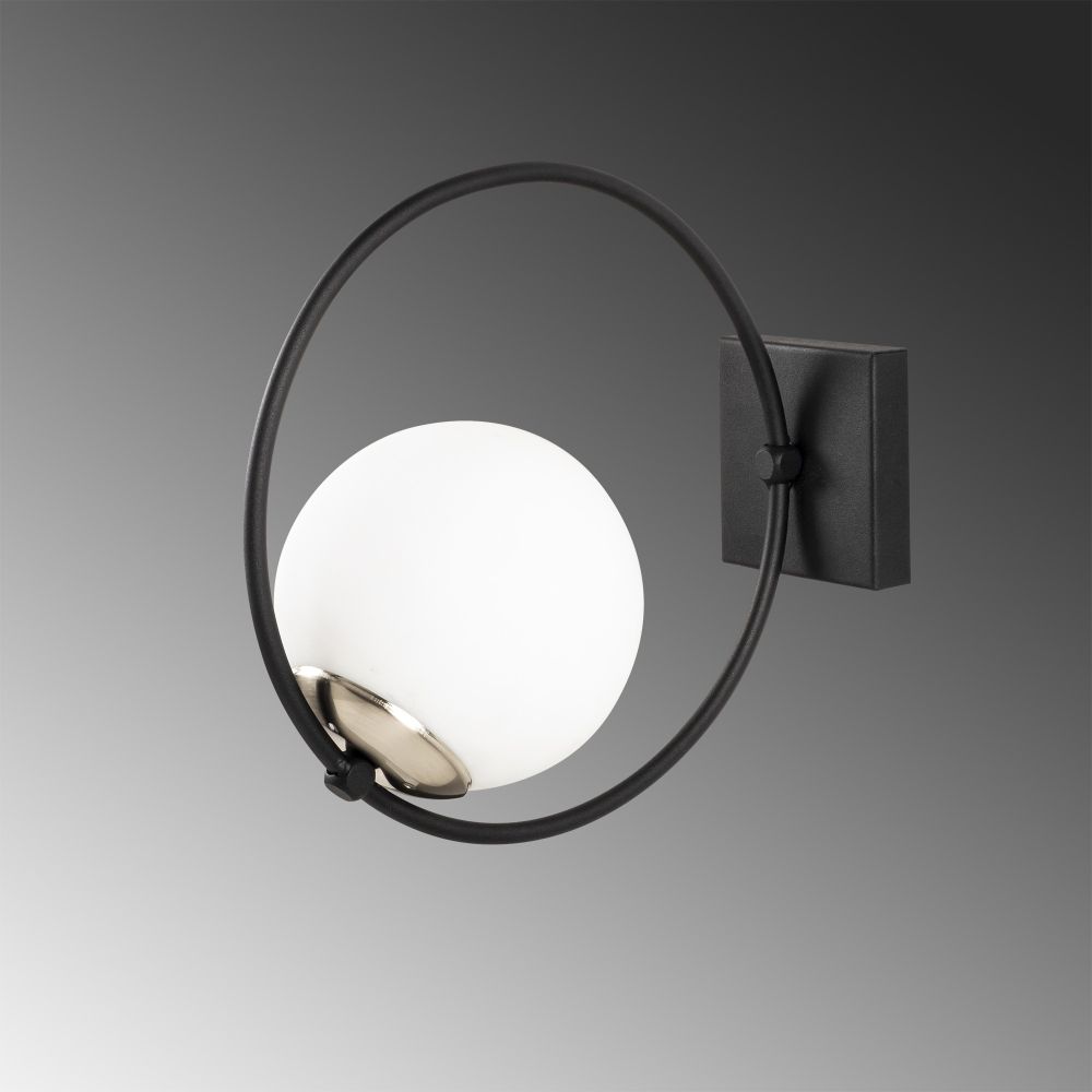 Dolunay - 3911 Crno-Bijela Zidna Lampa slika 4