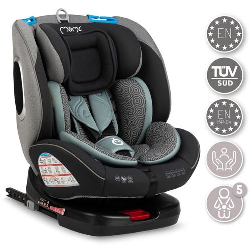 Momi Rotirajuća autosjedalica Tordi 360 0-36kg Isofix, Tirkizna slika 8