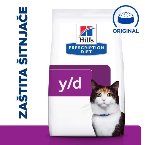 Hill's Prescription Diet y/d Thyroid Care Hrana za Mačke, 1,5 kg slika 1