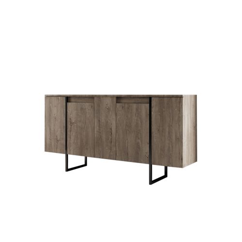 Luxe - Walnut, Black WalnutBlack Console slika 7