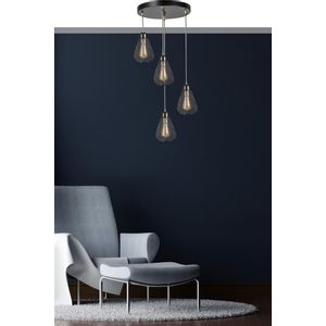 Armut 8716-4 Black
Gold Chandelier