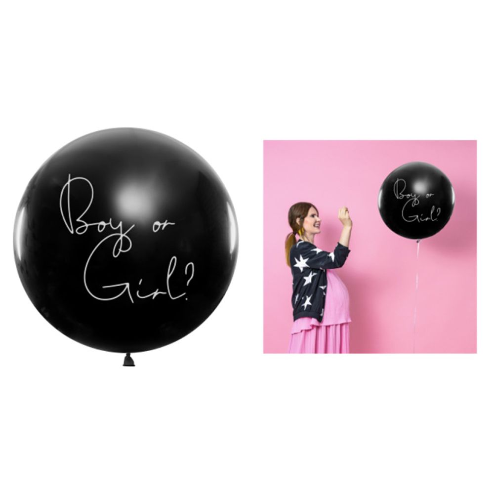 BG36-2-D Balon za otkrivanje pola bebe 100cm, Djevojčica slika 1